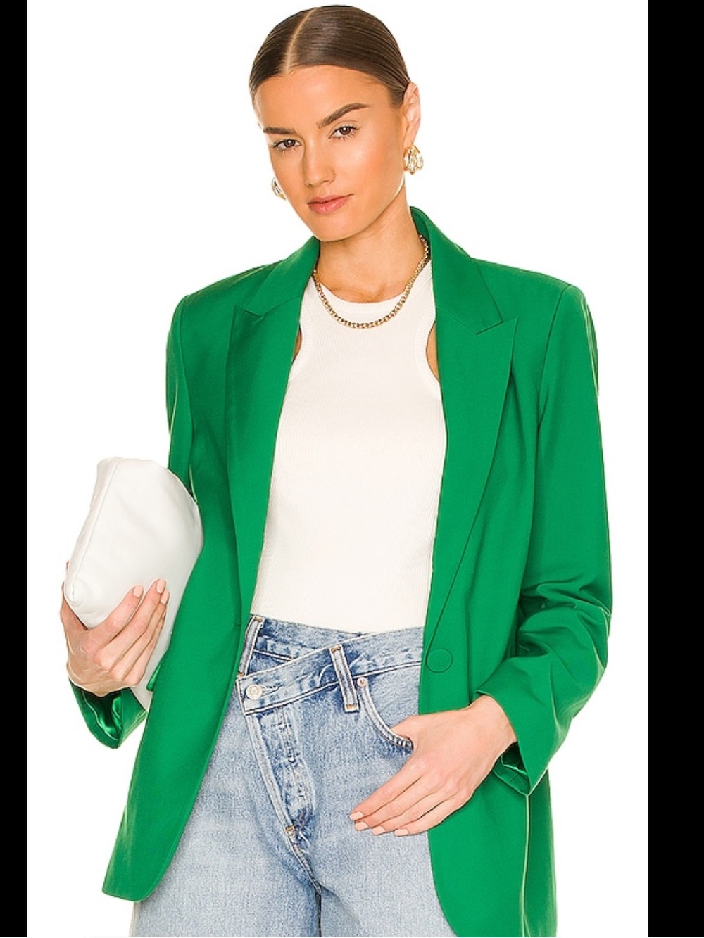 x REVOLVE Sandie Blazer in Fern
Bardot
